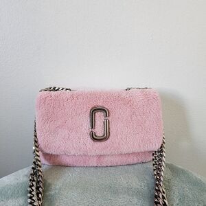 Marc Jacobs Pink Crossbody Bag with Chain Strap